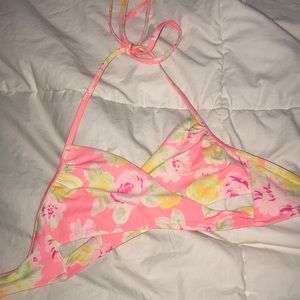 Pink bathing suit top
